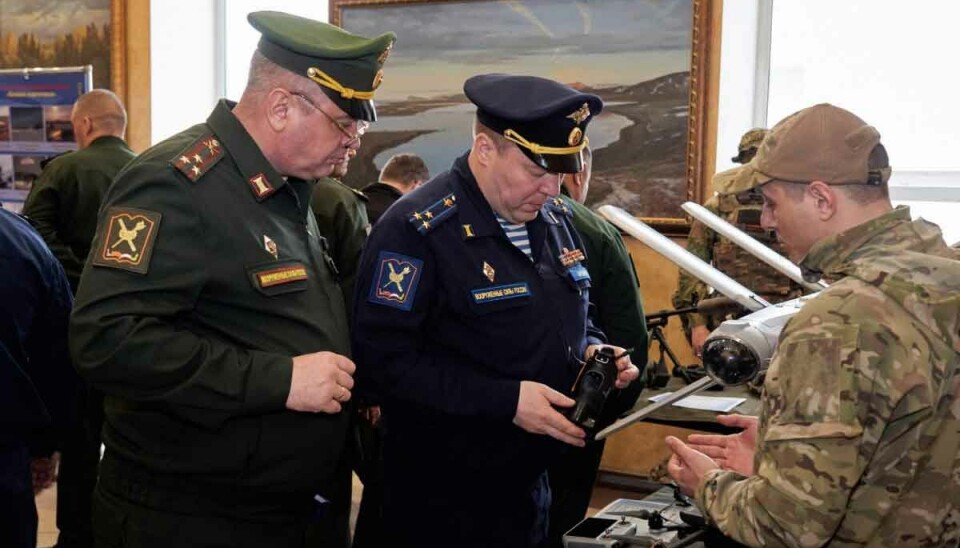 Members of the Military Academy of the General Staff in Murmansk in connection with the Kumzha-25 drills.