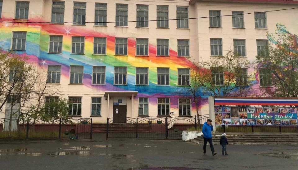 School in Nikel, Murmansk region.