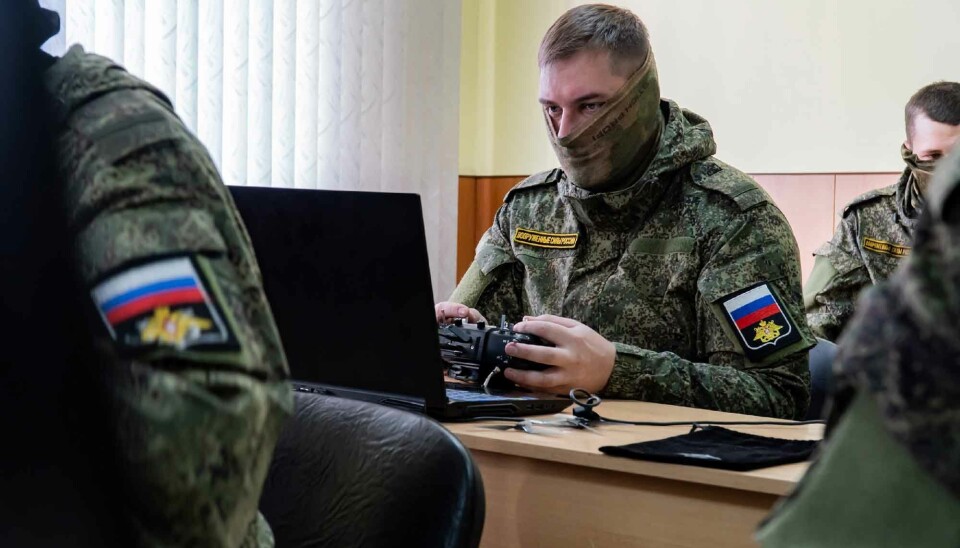 Future drone troopers under training in Russia's Northern Fleet.