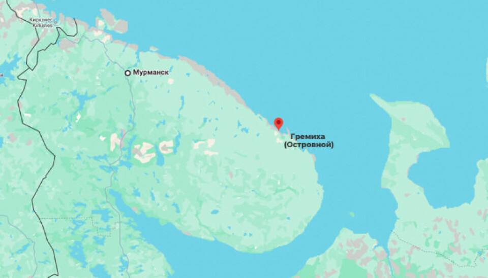 Гремиха на карте Мурманской области