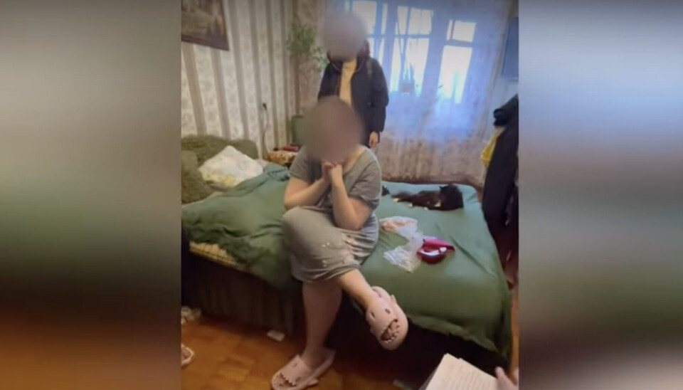 Допрос Софьи в ее комнате.