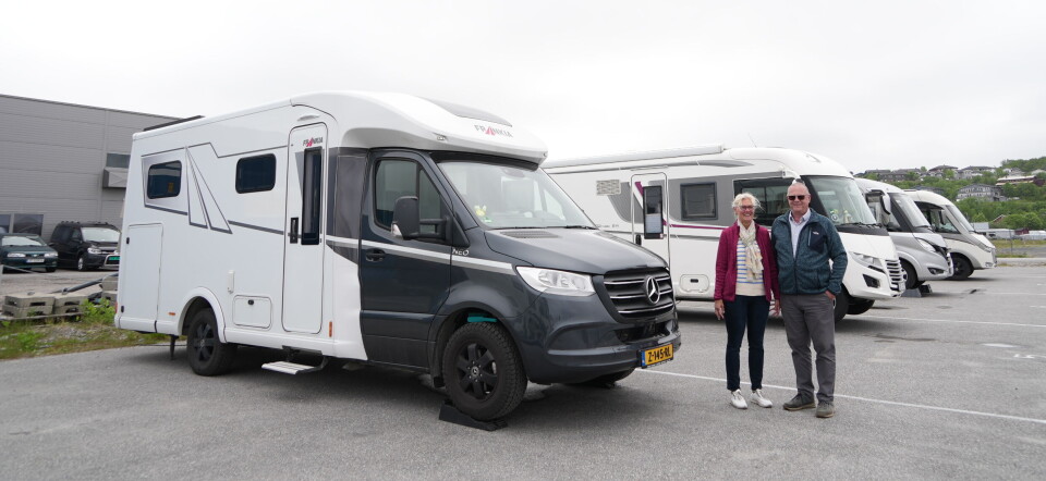 Zweer and Betty enjoy the cooler climate of Scandinavia.