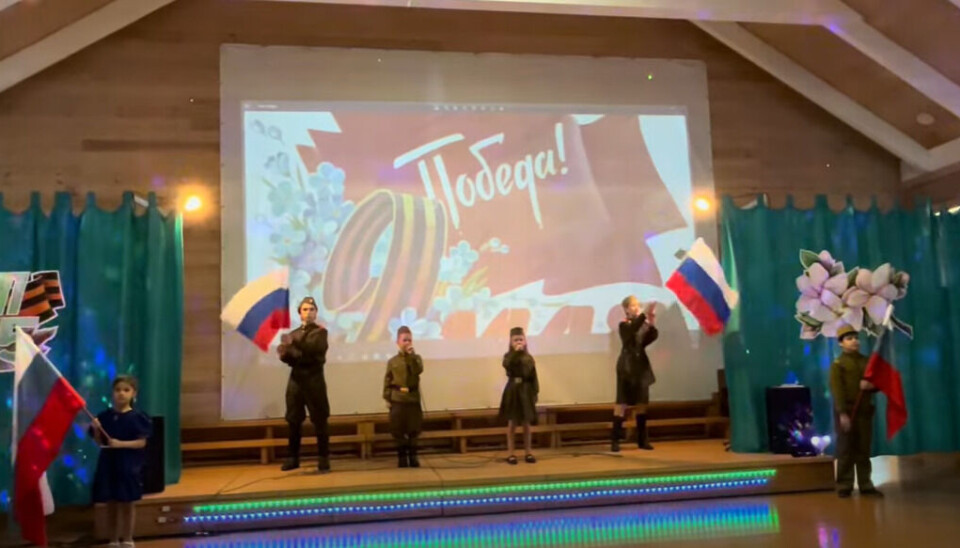 Празднование 9 мая в российском благотворительном фонде, финансируемом из Норвегии.