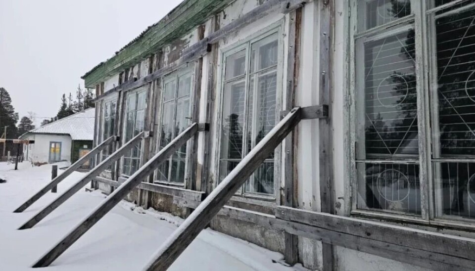 Спортзал школы в Краснощелье The school in Krasnoshchelye