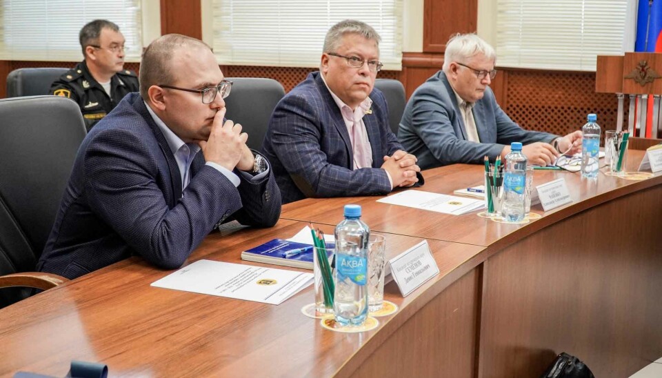 Aleksandr Chapenko (centre) together with Denis Semenov (left) and Vladimir Baryshnikov.