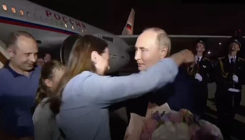 The Russian spy-couple who had spent
over a decade building their cover in Argentina and Slovenia received a hug from Vladimir Putin at Vnukovo airport after the most extensive prisoner exchange since the end of the Cold War.