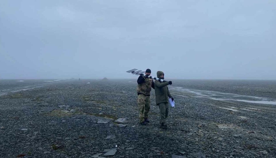 Andrei Afanasev and Boris Korchevnikov at Severnaya Zemlya.