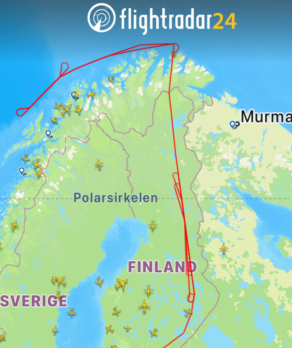 Operating under the callsign FORTE 10, the Global Hawk came in over Finnmark from Finland, continued along the northern coast of Norway from west of North Cape to the waters outside Andøya were Norway and the USA are conducting a major air- and naval exercise that could be seen as a Strategic Communication addressed to Russia.
