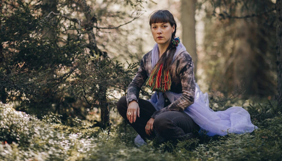Singer Katarina Barruk from Storuman, northern Sweden.