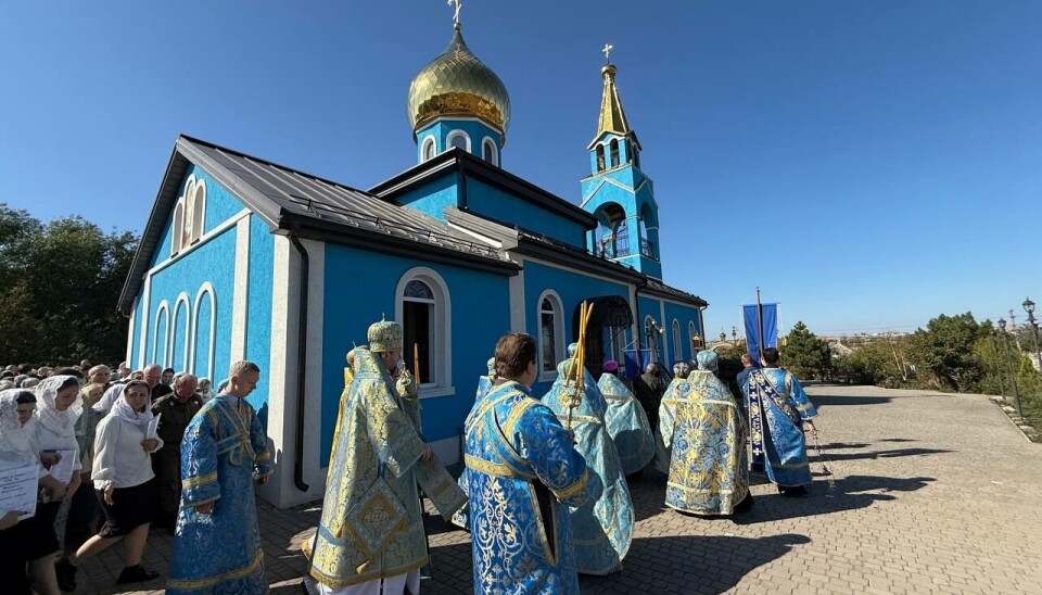 Крестный ход на оккпированной территории Metropolitan Mitrofan