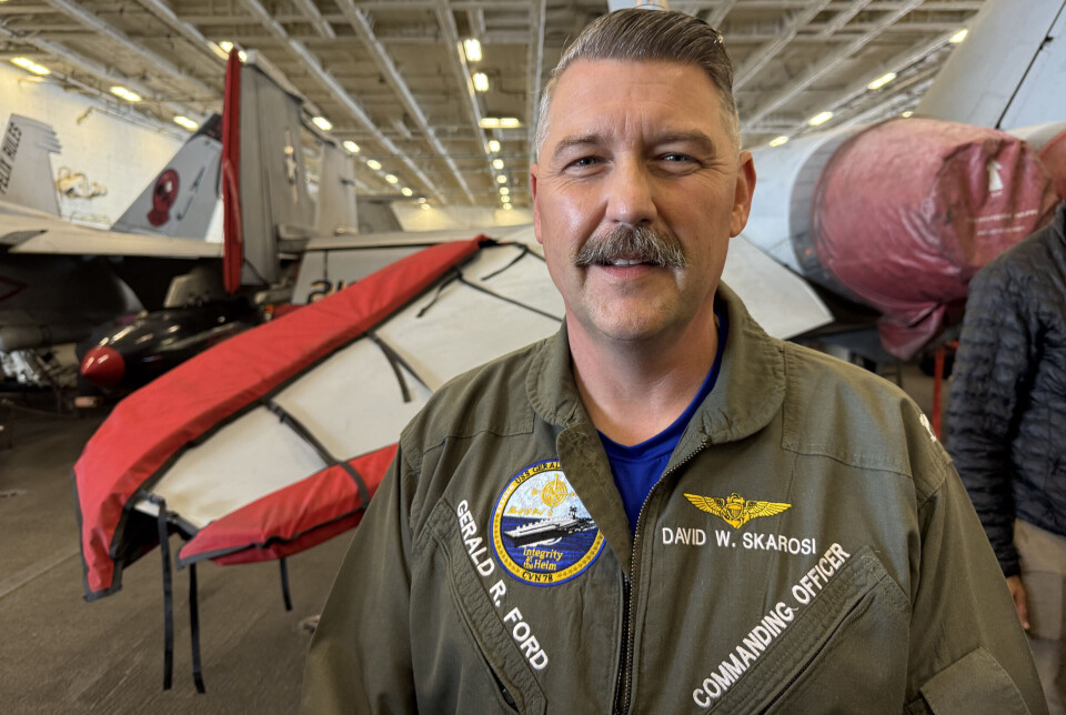 Commanding officer Capt. David W. Skarosi said the carrier group was well aware of Russian submarines when the Gerald R. Ford sailed above the Arctic Circle.
