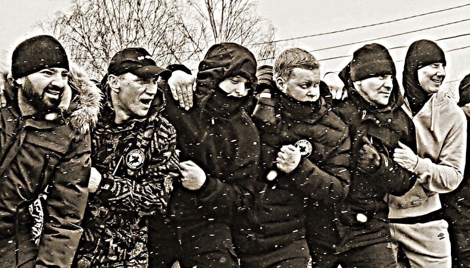 'Русская община' в центре Петрозаводска.