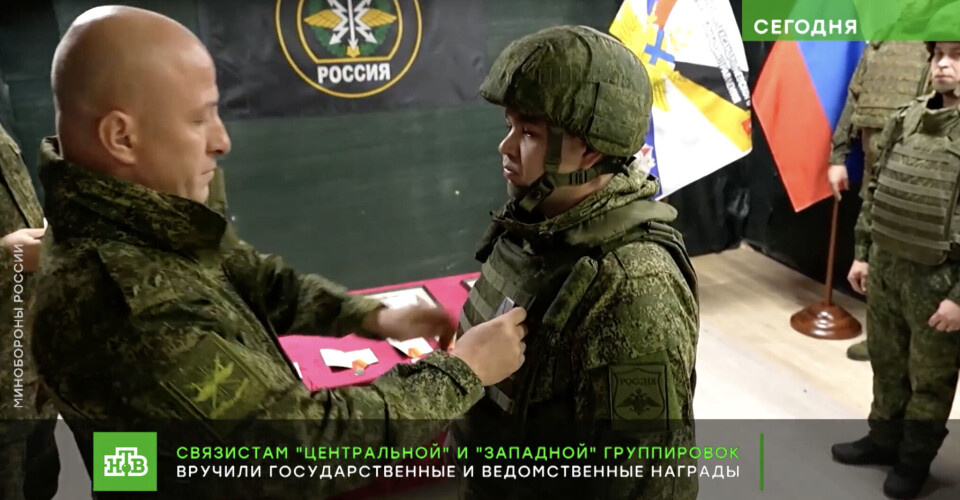 (Needs translation): Watching the war on Russian TV - a prisoners view