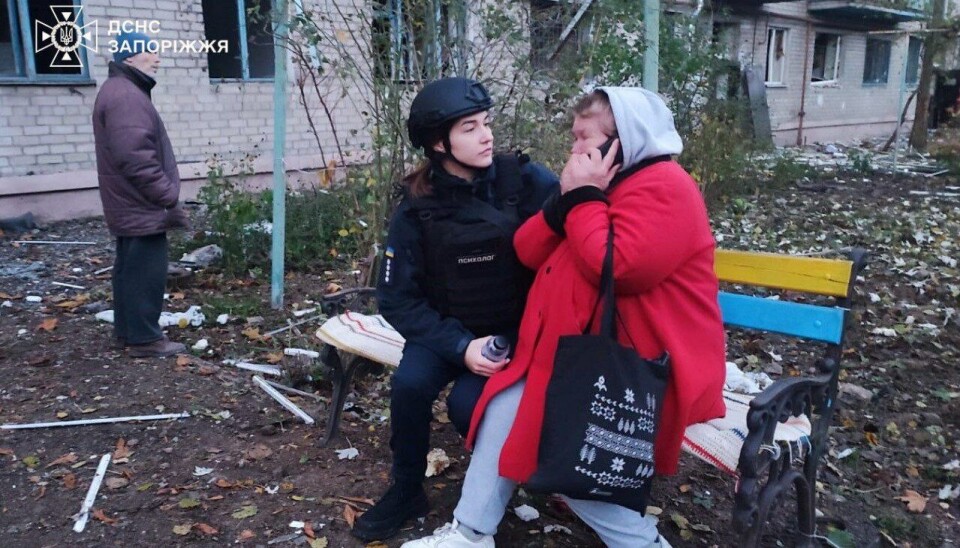 She had a home. Not any more. The old woman's apartment block in Zaporizhzhia region was hit after Russia launched a massive attack on civilians across Ukraine last night.