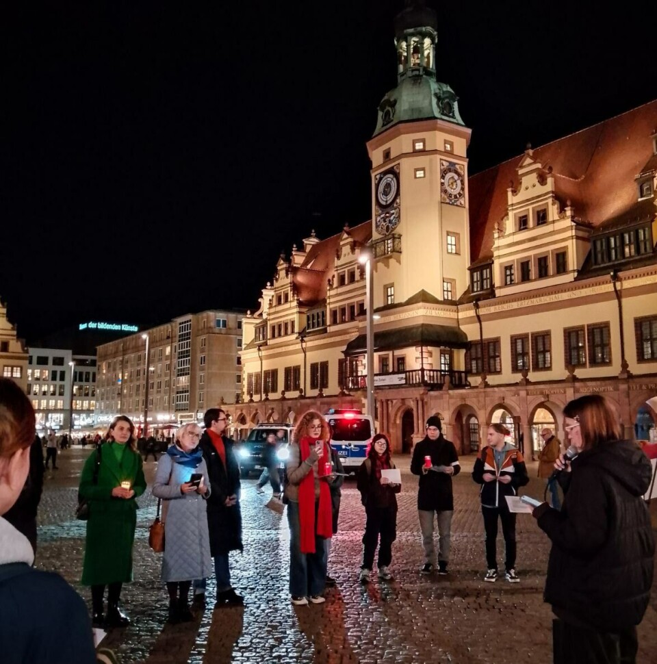 Акция 'Возвращение имен' в Лейпциге. // The 'Return of Names' campaign in Leipzig.