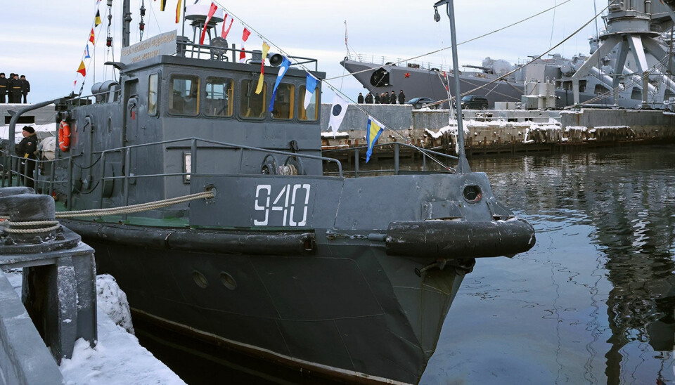 The 35-year-old special purpose boat 'Hero of Russia Roman Mankevich' is renamed after a warrior from the 61st Naval Infantry who was killed on occupied land in October 2022.