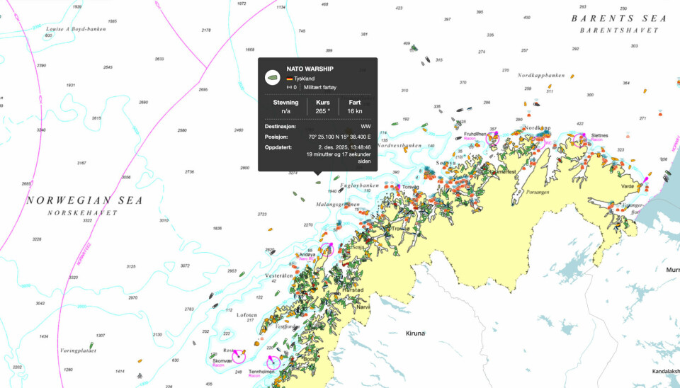 The German FGS Hamburg sailed together with the Dutch HNLMS Van Amstel and the Canadian HMCS St. John’s in the Norwegian Sea on December 2, 2025.