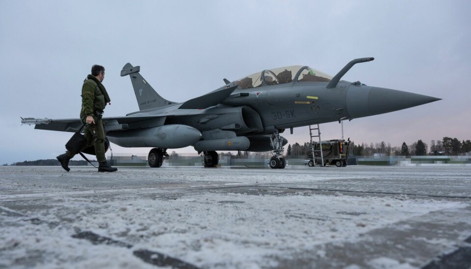 Two French Rafale fighters were in Uppsala, southern Sweden, from January 19 to 23, conducting cold weather flights and joint exercises with the Swedish Air Force.