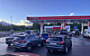 Queue at a gas station in Apatity