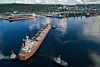 The Capesize vessel Hampton Bay in the port of Murmansk