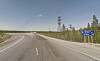 Turning onto the ring road in Olenegorsk